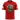 Red t-shirt with American-themed design featuring the Statue of Liberty, bald eagle, and American flag on a white background.