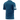 Blue sports jersey with a white stripe on the sleeve against a transparent background