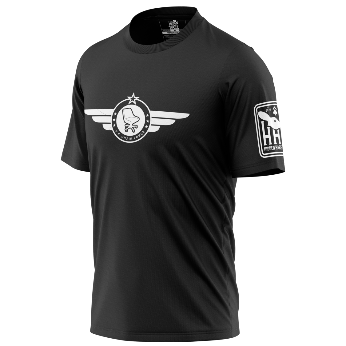 US Chair Force - US Air Force T-shirt - S-3XL, Black | Hidden Hare