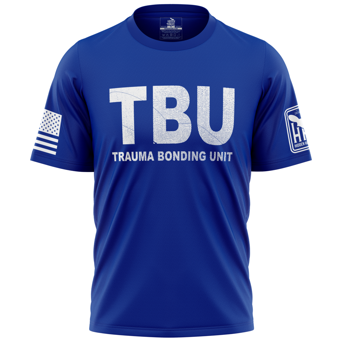 Trauma Bonding Unit - US Army T-shirt - S-3XL, Royal Blue | Hidden Hare